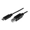 STARTECH 1m USB 2.0 USB-C To USB-B Cable - USB C To B Cord - Male / Male - Black