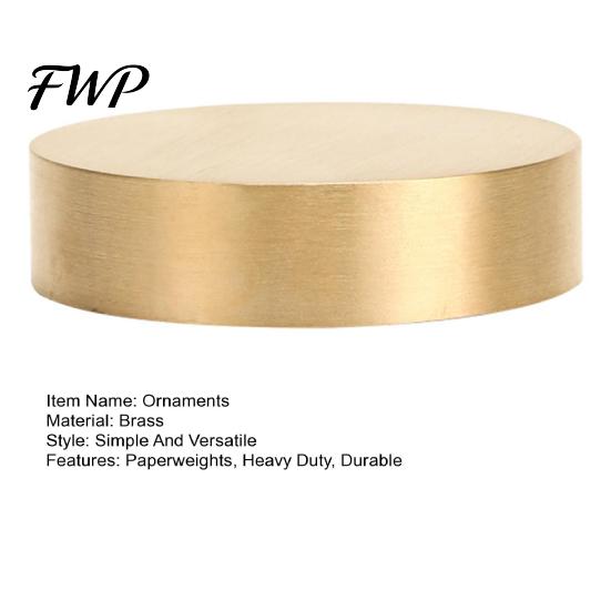 Calligraphy Paper Weights Brass Paperweights Heavy Weight Block Stability Compact Portable Clamps Decorative Desktop Ornament for Office Desk