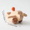 Detachable Aircraft Beech Figures Wooden Aircraft Montessori Toys  Baby Gifts