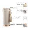 Stainless Steel Tumbler with Lid and Easy To Large Vacuum Insulated Coffee Stainless Steel Beer Water for Outdoor Keeping Drinks Hot or Suitable for