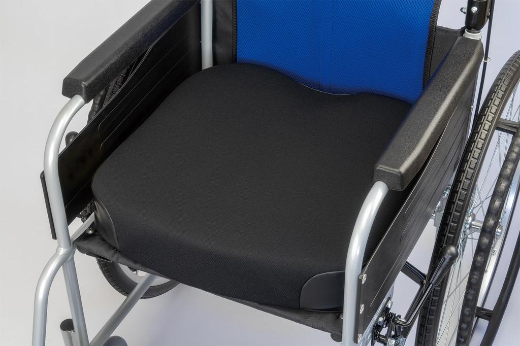 EXGEL Owlcare 75F Wheelchair 380cm Gel Seat Cushion for Pressure Ulcer Made in Cushion, Wide, Cushion, Wheelchairs, Prevention, Japan, OWL75F-BK1-3840