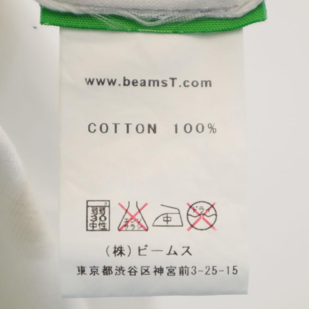 BEAMS T Palm Graphics Palm Graphics Collaboration Smile Print Short Sleeve T-shirt Men's Used