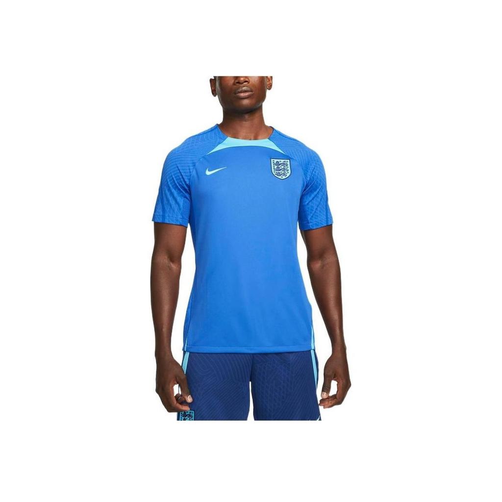 Nike Нашивка с логотипом Кубка мира Англии по футболу с коротким рукавом в стиле ретро, мужская футболка, синяя DH6443-480