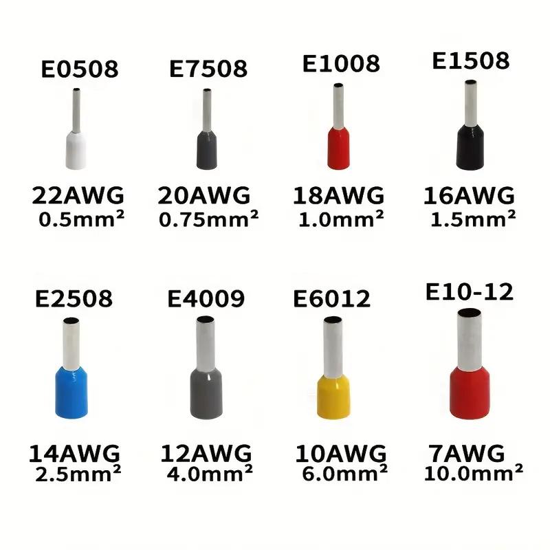 Набор инструментов для обжима наконечников, набор наконечников для проводов с 1200 шт. обжимных клещей, набор инструментов с саморегулирующимся храповым механизмом