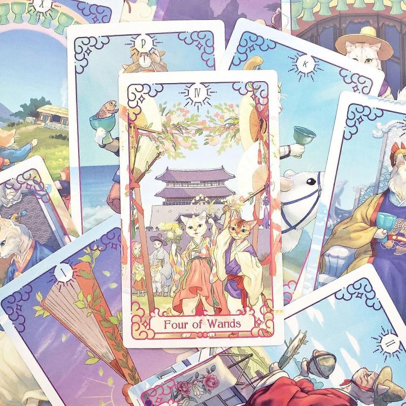 Cat Waite Divinatory Tarot, 78 Pieces Cat Waite Tarot Deck Tarot Cards Card Games Divinatory Tarot Deck Beginner Divinatory Tarot of Destiny English