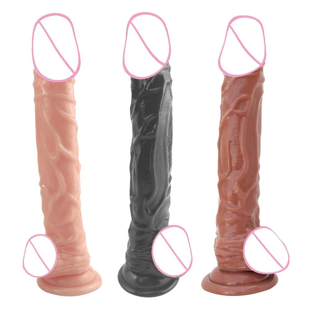 Simulated Dildo Length 25cm/9.84in Diameter 4cm/1.57in Female Masturbator Soft Dildo