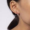 3 Pairs 316L Surgical Steel Hypoallergenic Earrings Set for Multiple Piercing Stud Huggie Small Hoop Earrings for Sensitive Ears