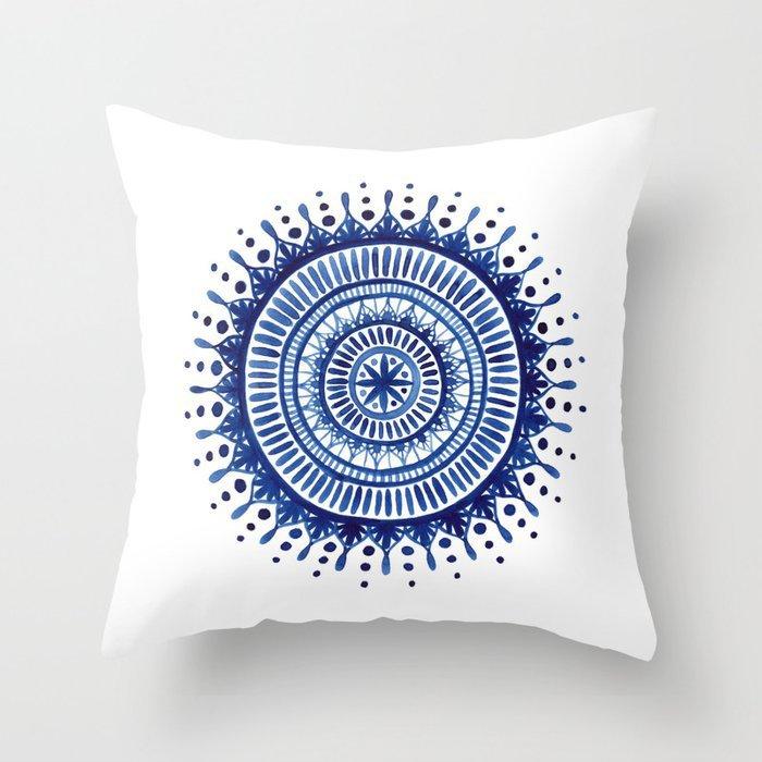 Blue Cushion Cover 45x45cm Decorative Pillows Nordic Geometric Pillow Cover For Sofa/Home Decoration Throw Pillows Cover