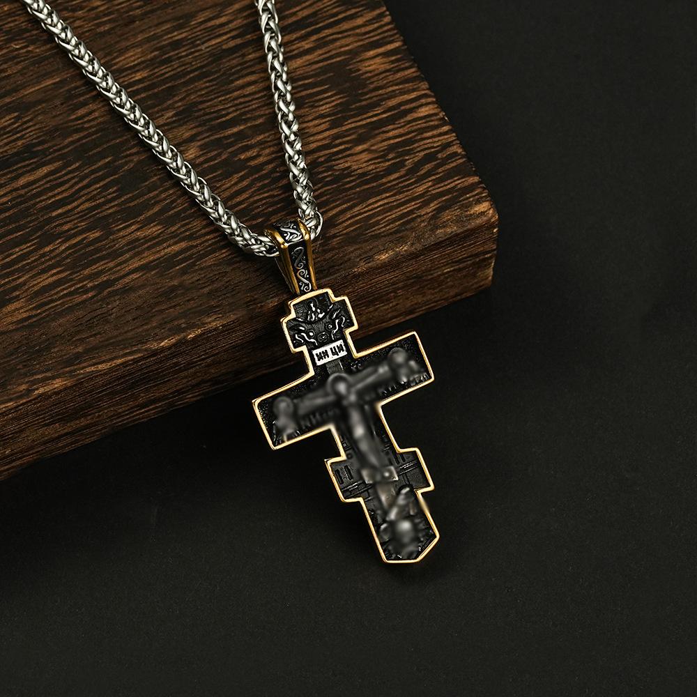 2026 Аксессуары Модные Трендовые Универсальные Аксессуары Винтажное Ожерелье с Подвеской Крест