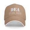 Специальный агент DEA Повседневная бейсболка Летняя Тракер Кепка для бега Хиппи Snapback Унисекс Мужская y2k Ретро Бейсболки