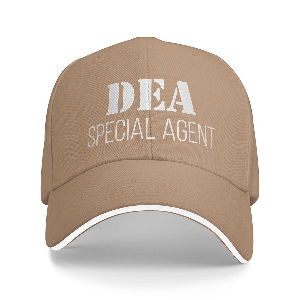 Специальный агент DEA Повседневная бейсболка Летняя Тракер Кепка для бега Хиппи Snapback Унисекс Мужская y2k Ретро Бейсболки