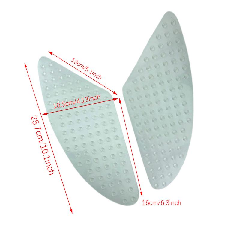 Боковая защита бака мотоцикла, 2 шт., противоскользящая защита, боковая накладка на колено, наклейка, наклейки для мотоцикла, самоклеящиеся для