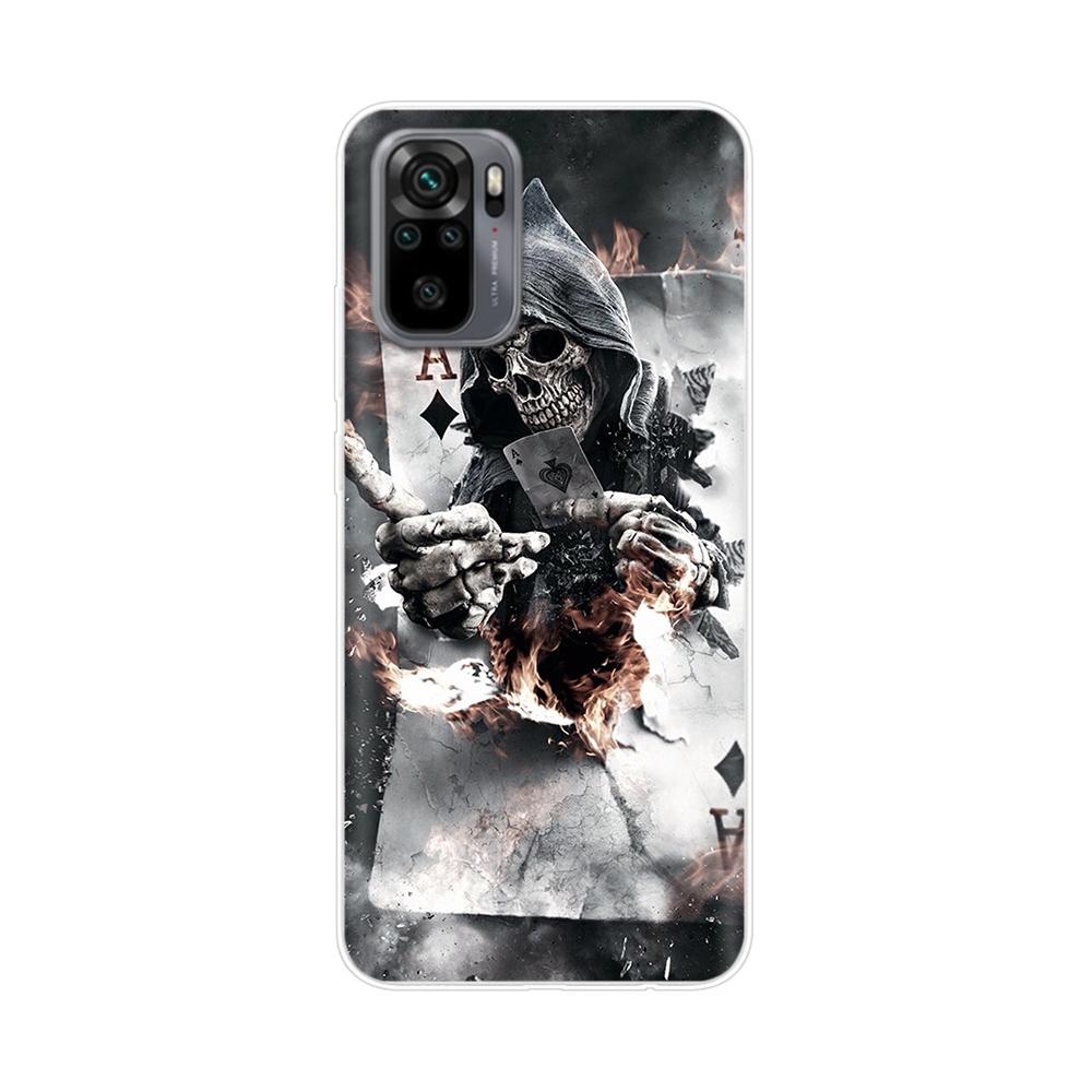 Силиконовый чехол-цветок для Xiaomi Redmi Note 10 Case 6.43'' Милый ТПУ задняя крышка для Xiomi Redmi Note10 Pro Бампер Чехлы