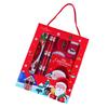 Christmas Stationery Set Cartoon Xmas Pattern Pencil Sharpener Erasers Pencils Kawaii School Stationery Supplies