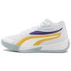 Кроссовки унисекс Court Pro Lakers белые желтые-Sizzle Team-фиолетовые 310829-05