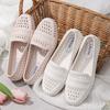 Casual Women's Net Shoes Flat Bottom Breathable Hollow Baotou Hole In the Hole Mother Shoes Nurse Shoes Outdoor Beach Shoes