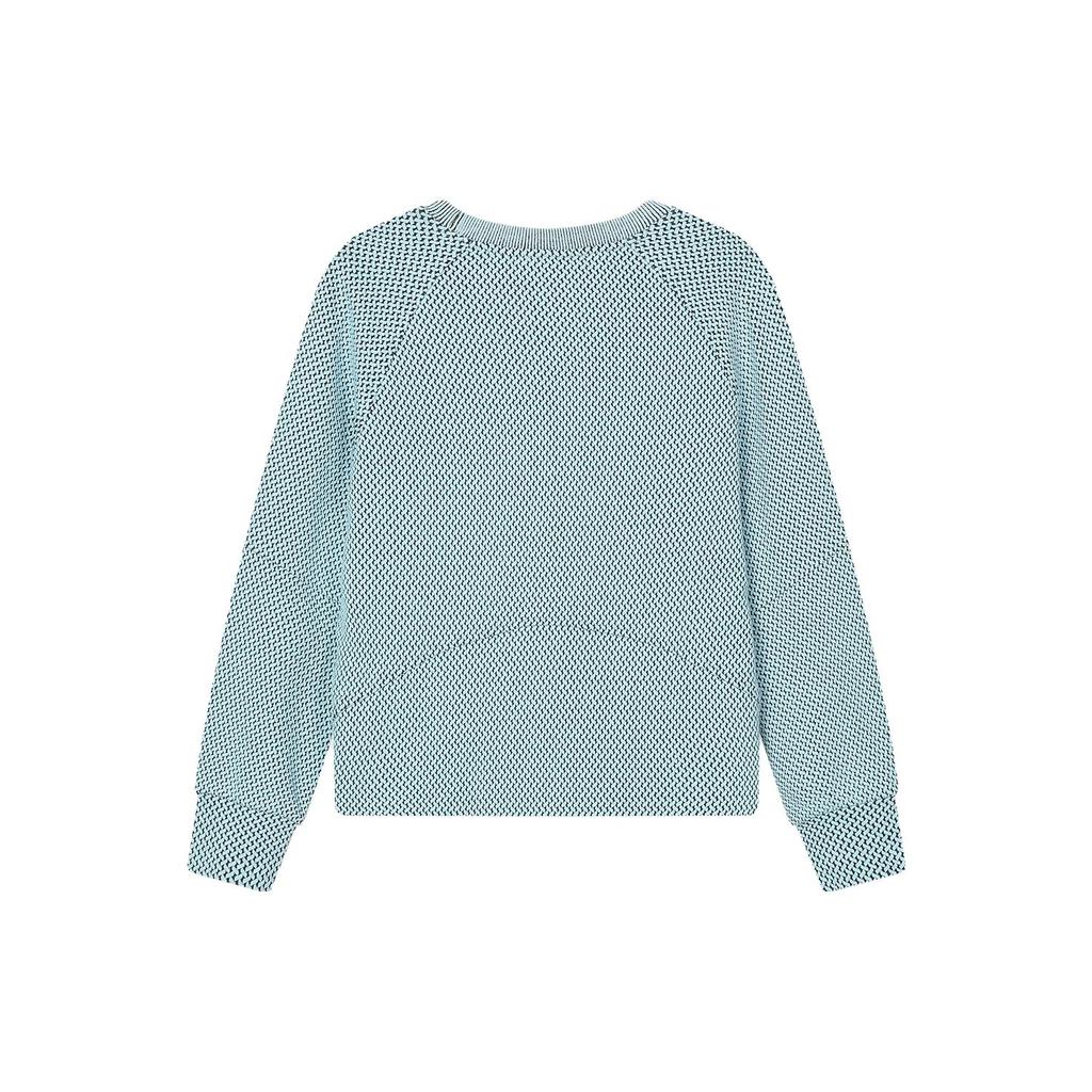 New FILA EMERALD Sweatshirt Women's Lake Light Blue F11W414218F-LB