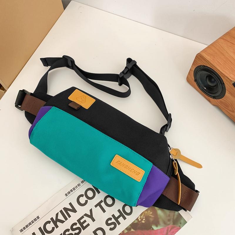 Дорожная сумка для пары контрастного цвета, поясная сумка, маленькая квадратная сумка через плечо