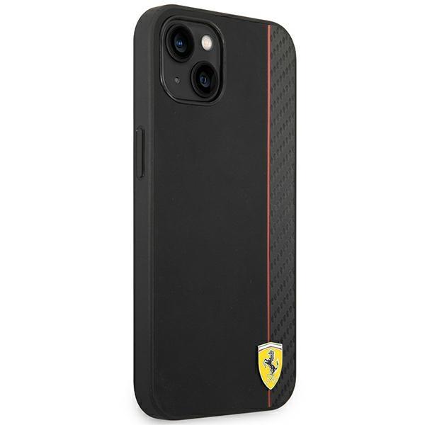 Ferrari Fehcp14Maxbk Iphone 14 Plus / 15Plus 6.7 Черный/Black Жесткий чехол Карбон