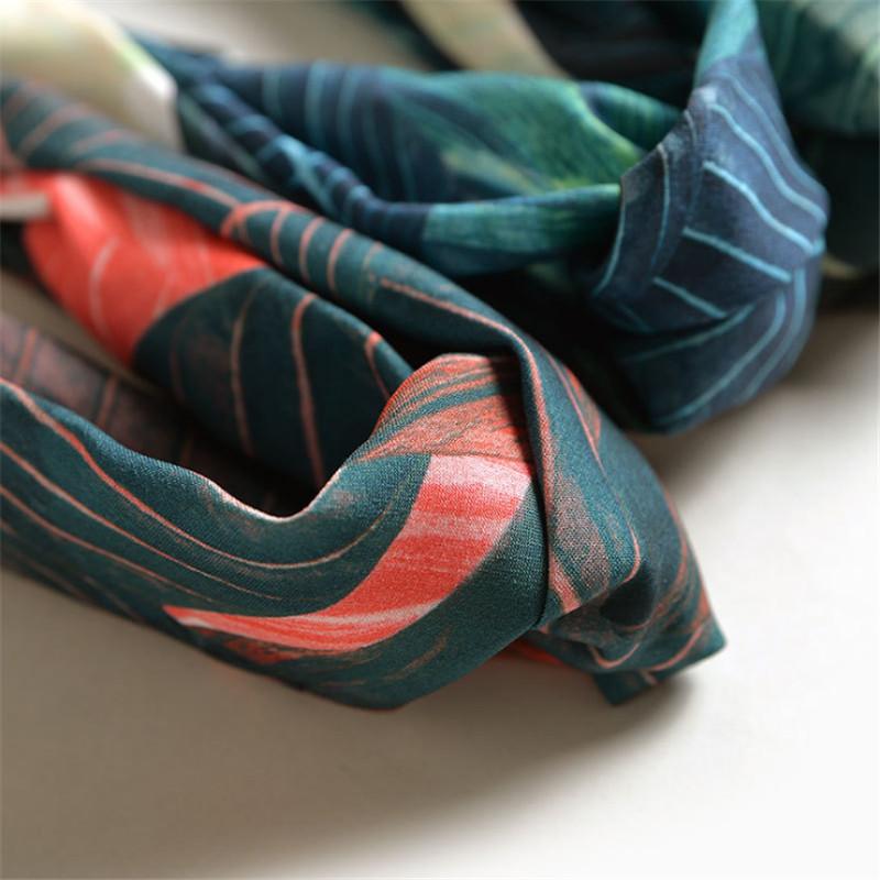 Женские Летние Богемные Повязки для Волос с Принтом, Ретро Кросс Тюрбан, Банданы, Аксессуары для Волос, Повязка на Голову