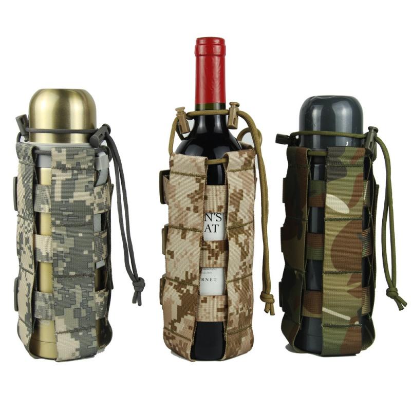 Water Bottle Pouch Oxford Military Canteen Cover Holster Outdoor Camping Kits Holder Travel Kettle Bag With Molle System