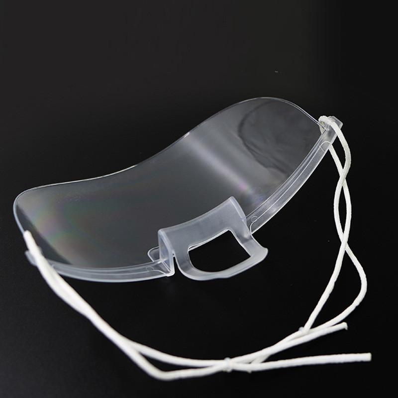 20 шт./лот прозрачные маски постоянные антизапотевающие кейтеринг еда отель шеф-повар официант пластиковые кухонные маски ресторан кухонные инструменты