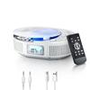 Портативный CD-плеер FELEMAN с Bluetooth, перезаряжаемый аккумулятор 2000 мАч, CD-плеер с таймером отключения, светодиодный, пылезащитный, прозрачный, Bluetooth и язык музыки, включая плод