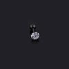 2Pcs Medical Titanium Steel Zircon Ear Studs Korean Girls Men's Diamond Earrings Fashion Ear Bone Studs