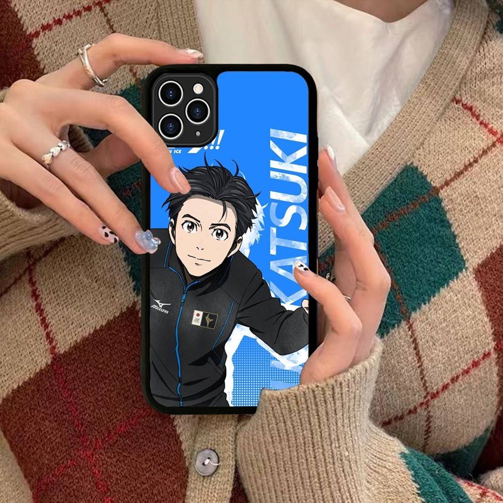 Спортивное аниме YURI ON ICE BL Для IPhone 17 16 15 14 13 Pro 12 11 Pro Max Жесткие чехлы для телефона из ПК+ТПУ Задняя крышка