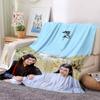 Drama The Untamed Xiao Zhan Wang Yi Bo Soft Throw Blanket Throw Blanket Soft Cartoon Printed Bedspread Bedspread Sofa Gift