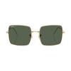 RAYBAN Металлические квадратные солнцезащитные очки унисекс стиль для пары 0RBR0104S 001 VR 0RBR0104S 001_VR