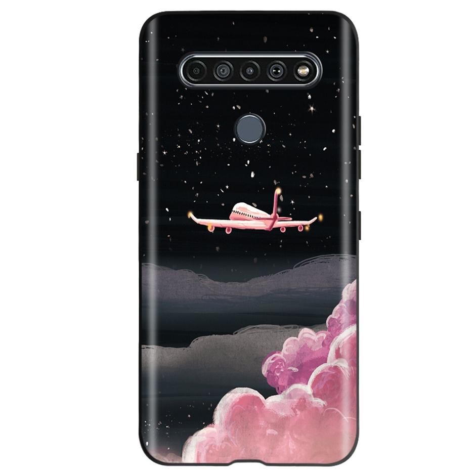 Чехол для LG K61 2020 Милый Кот Бабочка Мягкий Силиконовый Ударопрочный Чехол для Телефона Для LG K61 K 61 Fundas Case LGK61 Coque 6.53'' Shell