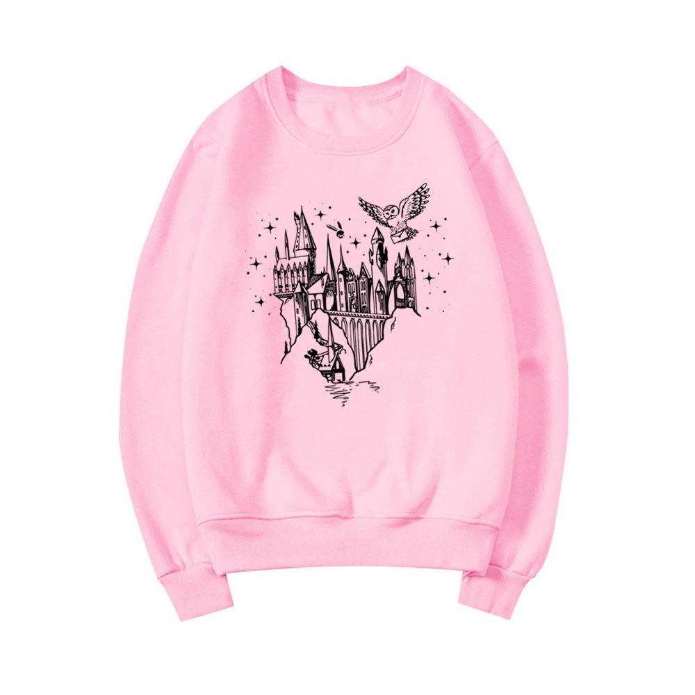 Wizard Castle Sweatshirt Believe In Magic Hoodies Magical School Sweatshirts Women Long Sleeve Pullover Wizard School Hoodie Top
