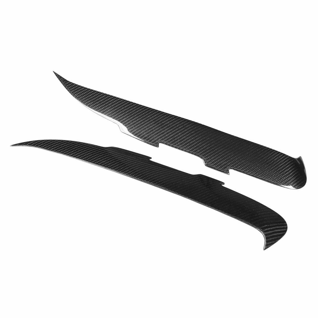 1 Pair Front Headlight Eyelid Carbon Fiber Headlight Eyebrow Cover Replacement for Mazda MX?5 NC2