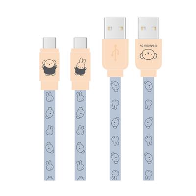 Кабель Gourmandies USB Type-C для синхронизации и зарядки, Миффи и Борис, MF-388C
