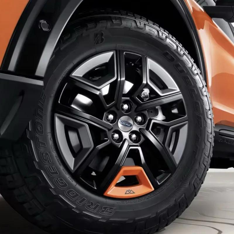 Автомобильная наклейка 2026 Ford 4 шт. 54 мм Оригинальные центральные колпачки ступицы колеса автомобиля Декор для Ford Focus MK2 Fiesta Mondeo Galaxy Fal