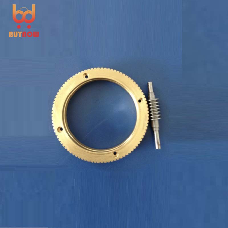1Set Outer Diameter:72mm 0.8M-90T Worm Gear Rod Speed Ratio 1:90
