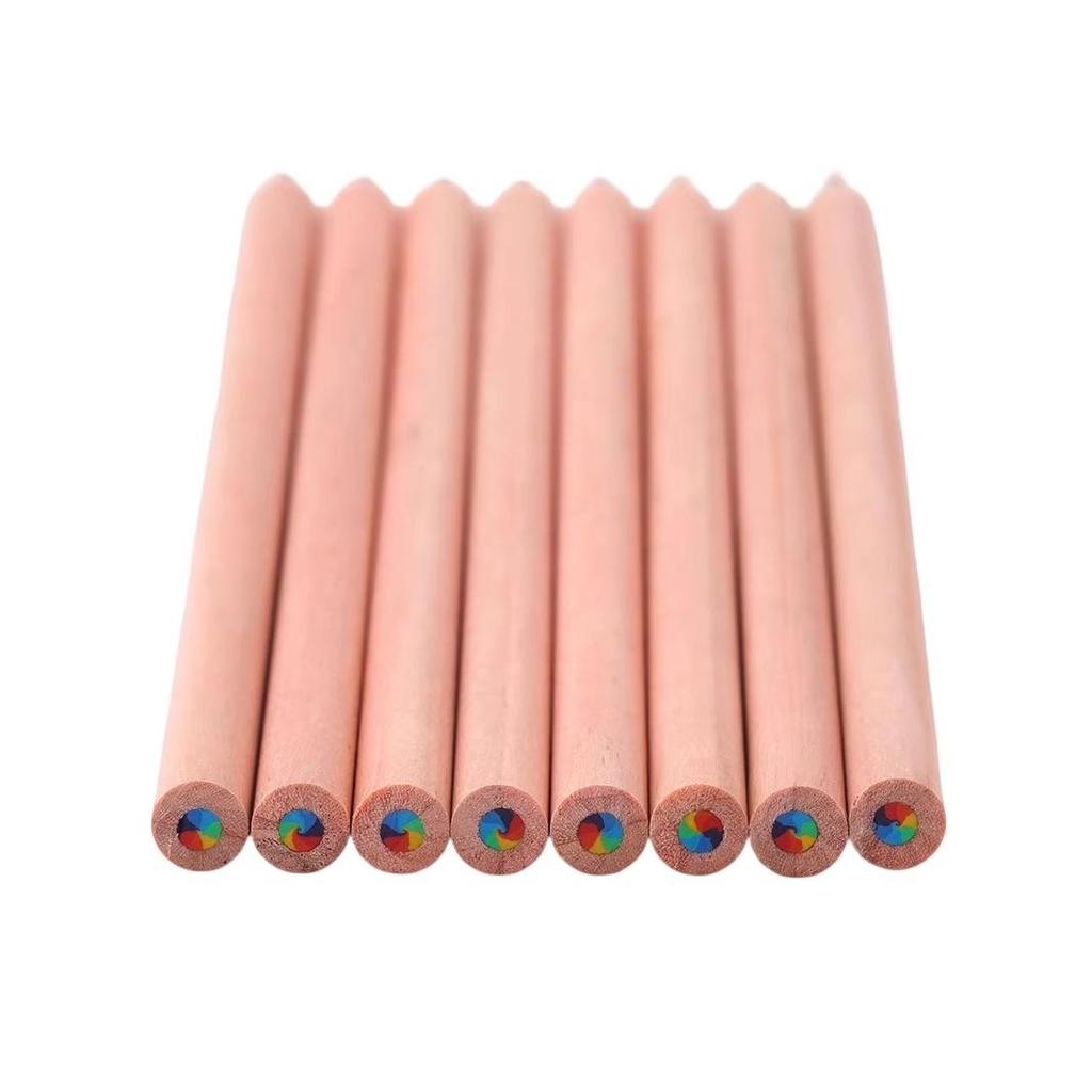 Rainbow Gradient Pencil: Multi-Color Stroke DIY Pen for Children's Art