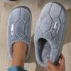 2025 Cotton Slippers Large Size Autumn and Winter Plush Thickened Warm Home Non-slip and Wear-resistant Outdoor Slippers