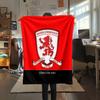 Middlesbrough FC Flannel Blanket, High quality Comfortable for All Seasons, Home Decor, Warmth and Comfort