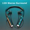 Wireless Bluetooth-compatible 5.2 Headphones Hanging Neck Stereo Noise Cancelling Universal Sports
