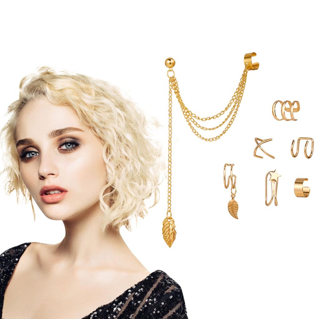 Набор зажимов для ушей из 7 предметов. Зажим для хрящей на серьгах. Зажим для ушей из нержавеющей стали.