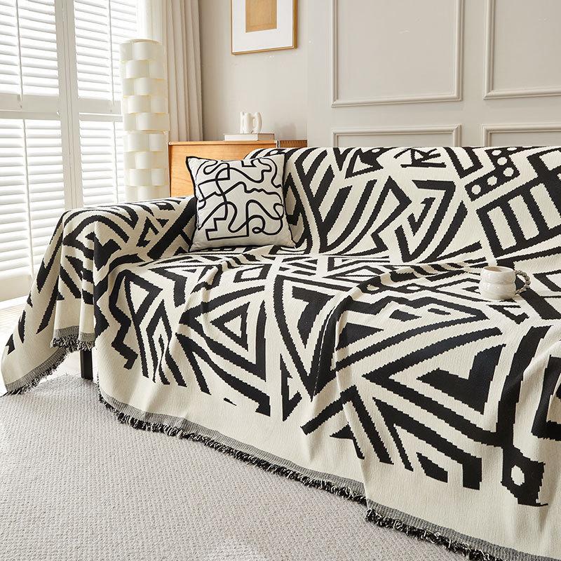 Внешняя торговля 2025 новое богемное покрывало на диван с полной защитой, универсальный чехол на диван из шенилла, диванная подушка на все сезоны