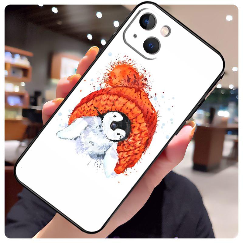 Милый Милый Чехол-Пингвин для iPhone 16 Pro Max 14 13 12 11 15 17 Pro Max mini 15 16 Plus 16e 17 Air Чехол для Телефона