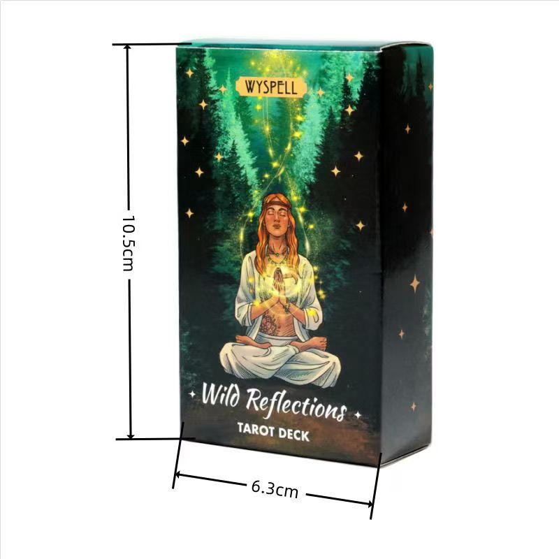 Wild Reflections Tarot Cards 10.3*6cm: Nature-Inspired Tarot Cards Beautiful Tarot Cards for Beginners 78 Pcs Cards