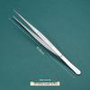Пинцеты из нержавеющей стали с нескользящими наконечниками, изогнутая и прямая головка, для офтальмологии и ремонта электрооборудования, длинный зажим для водных растений, доставка поштучно