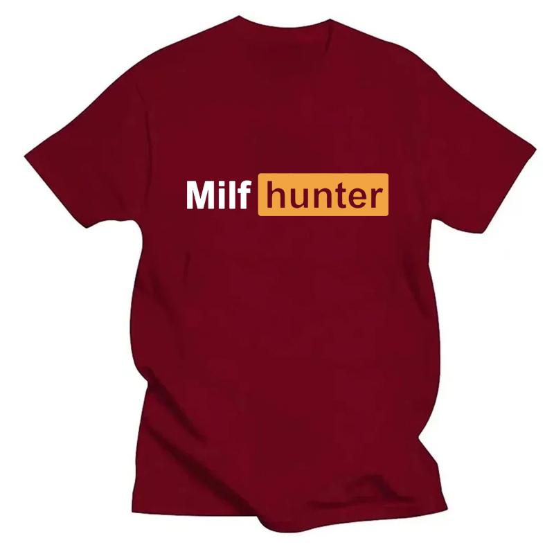 Летний охотник на MILF | Забавная шутка для взрослых для мужчин, которые любят MILF, футболка, забавные буквы, с коротким рукавом, футболки, топы, свободная рубашка