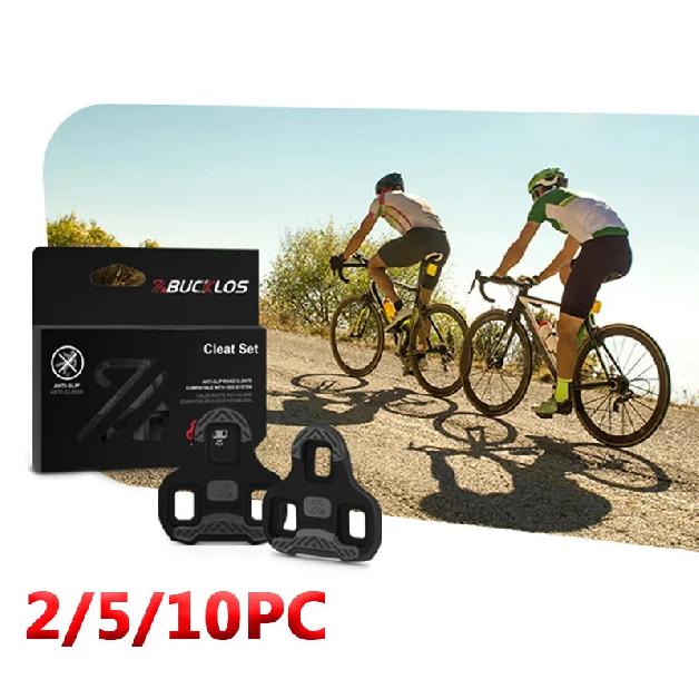 BUCKLOS for KEO Cleats Float Road Bicycle Pedal Cleat for Look Keo System Cycling Shoe Bike Self Locking Pedal Cleats 4.5° 1/2pc