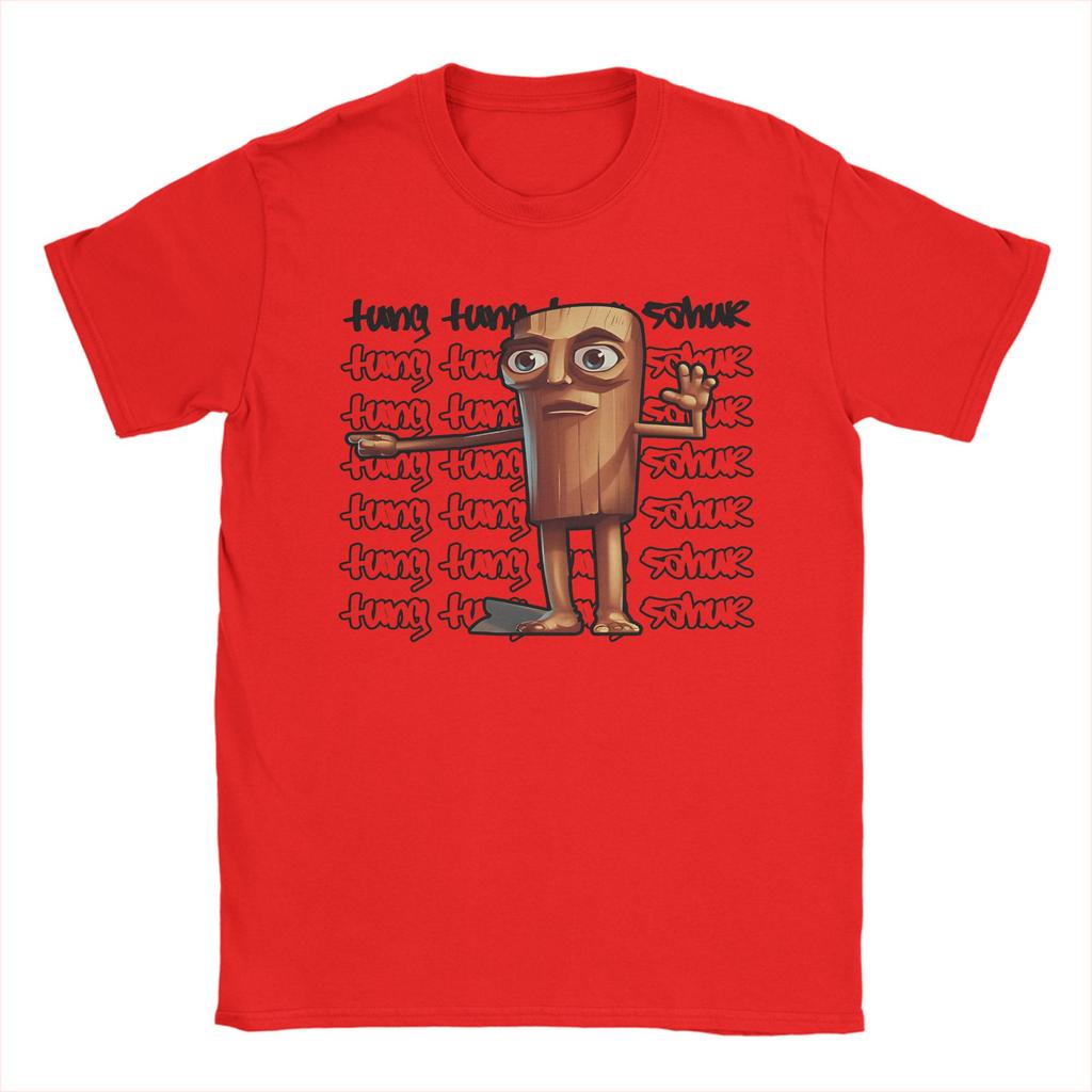 There Is Motion At Your Front Door Tung Tung Tung Sahur Meme Tshirts For Unisex Funny Cotton Tees Short Sleeve T Shirts Clothing
