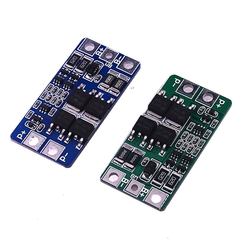 2S 10A 8.4V 7.4V 18650 Плата защиты литиевой батареи / Плата BMS PCM PCB для литий-железо-фосфатных аккумуляторов Li-ion Lipo Модуль для сборки из 2 ячеек